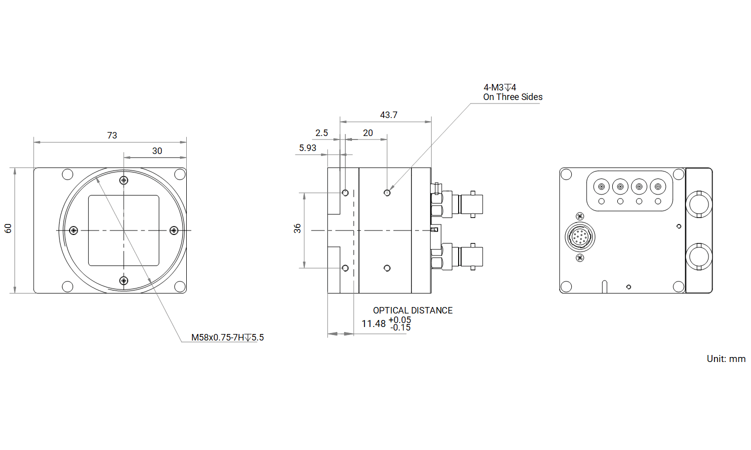 MV-CH1050-10YM-M58S-NL Zeichnung