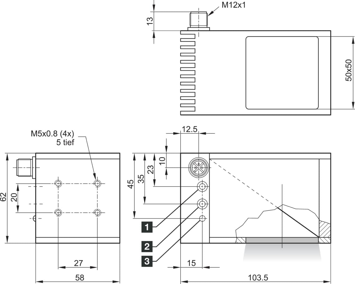 BEK-K5050-G2TI-IBS Maßzeichnung
