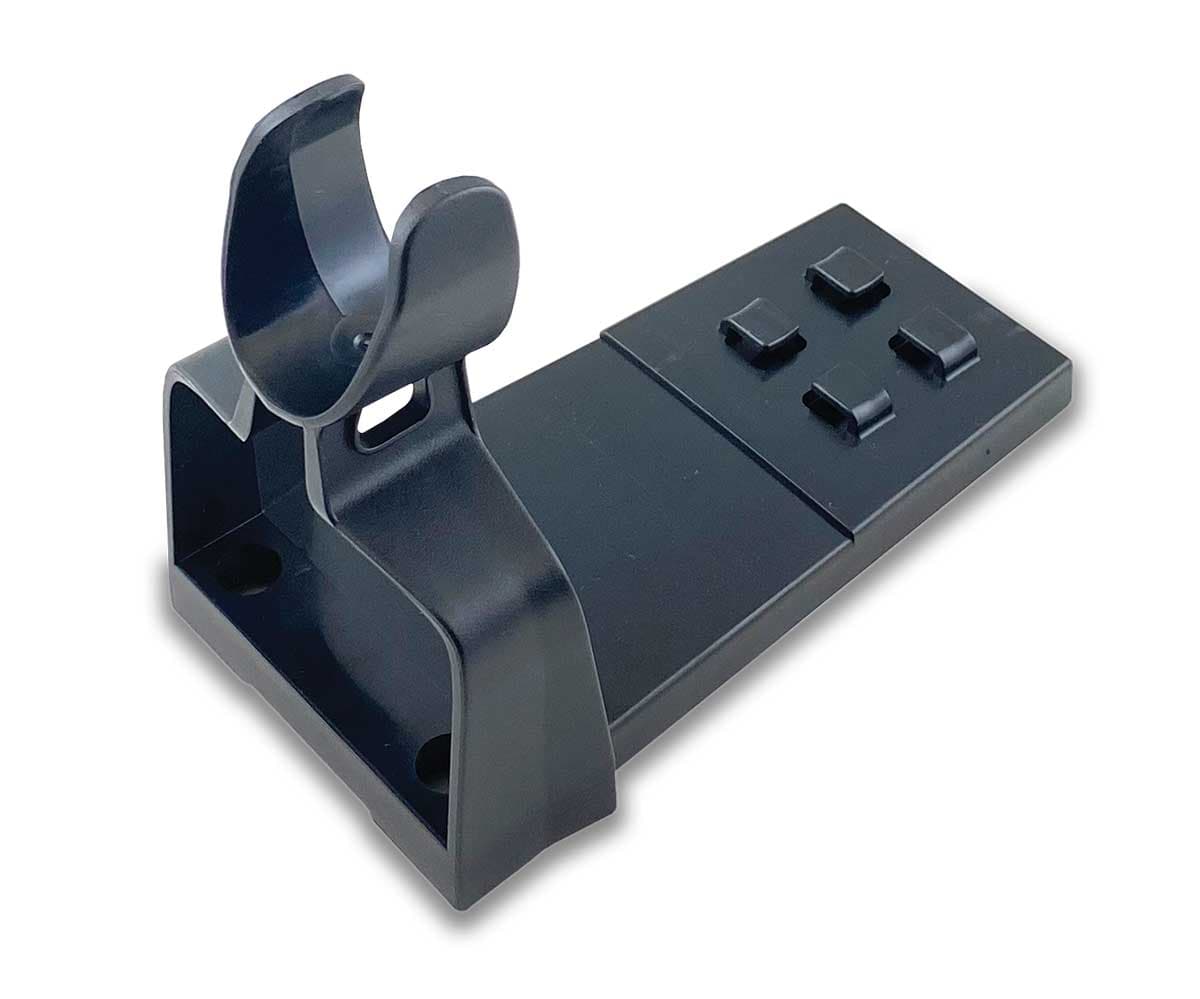CC-4190-BK – Cart Clip (for use with WLC4190 Wireless Charging Base Station), BLACK von Datalogic (Quelle: Bildergalerie des Datalogic-Partnerportals)