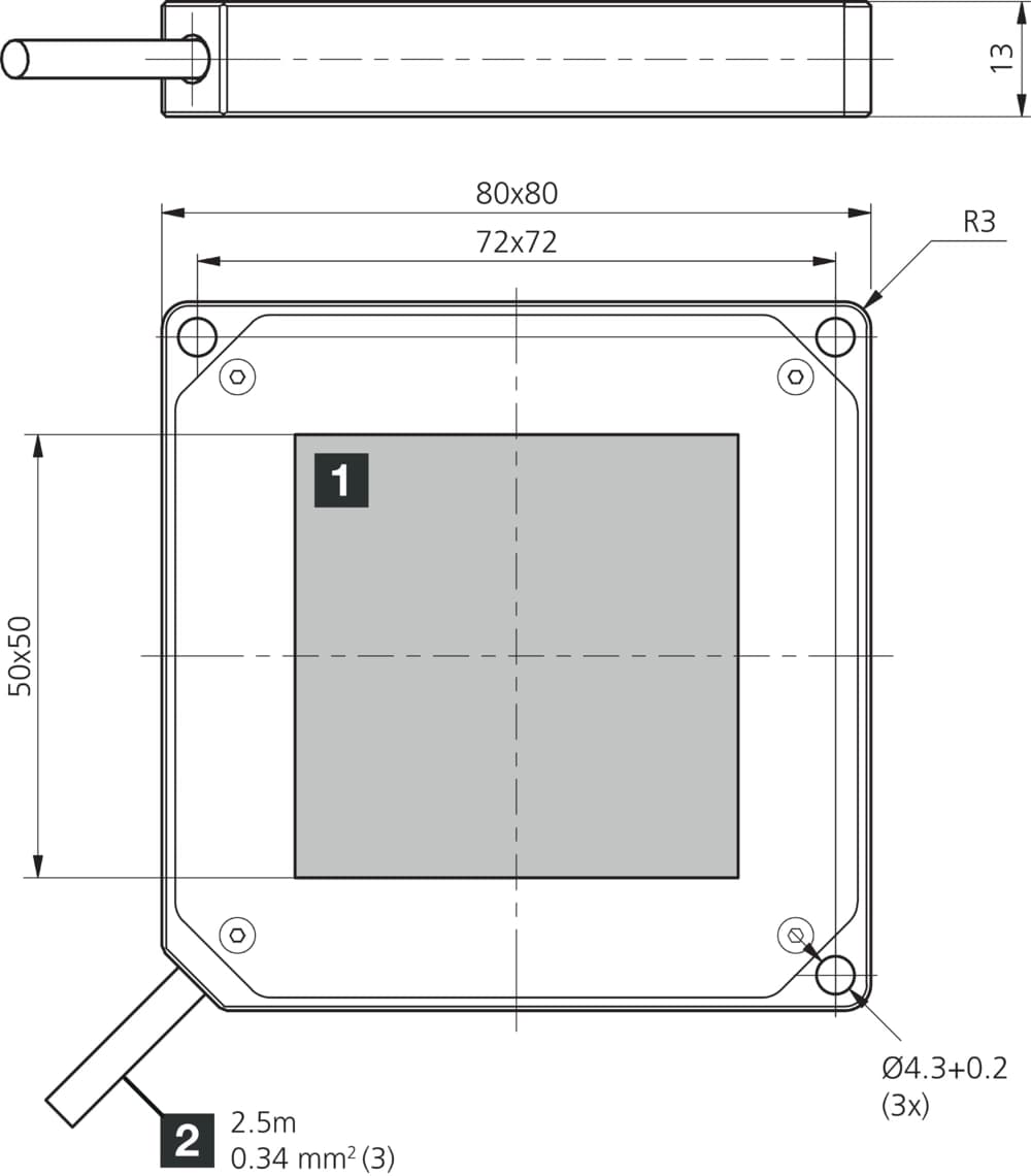 BE-F5050-F5-K Maßzeichnung