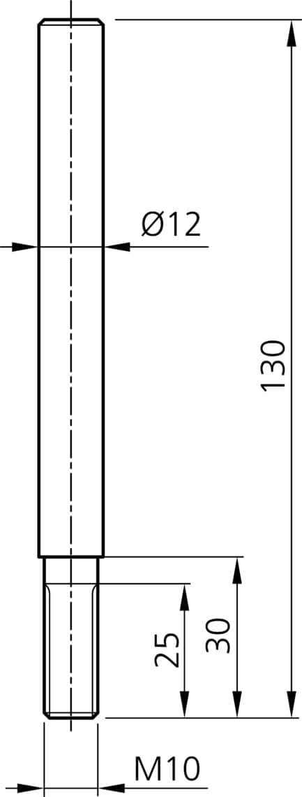 HS-S-12-130-M10 Maßzeichnung