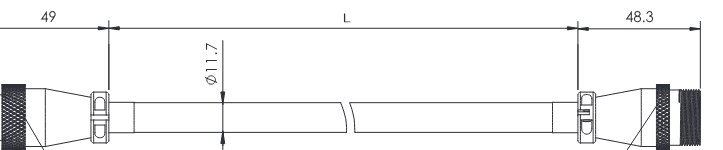 OPT-EX3M-6P-S-20A Maßzeichnung
