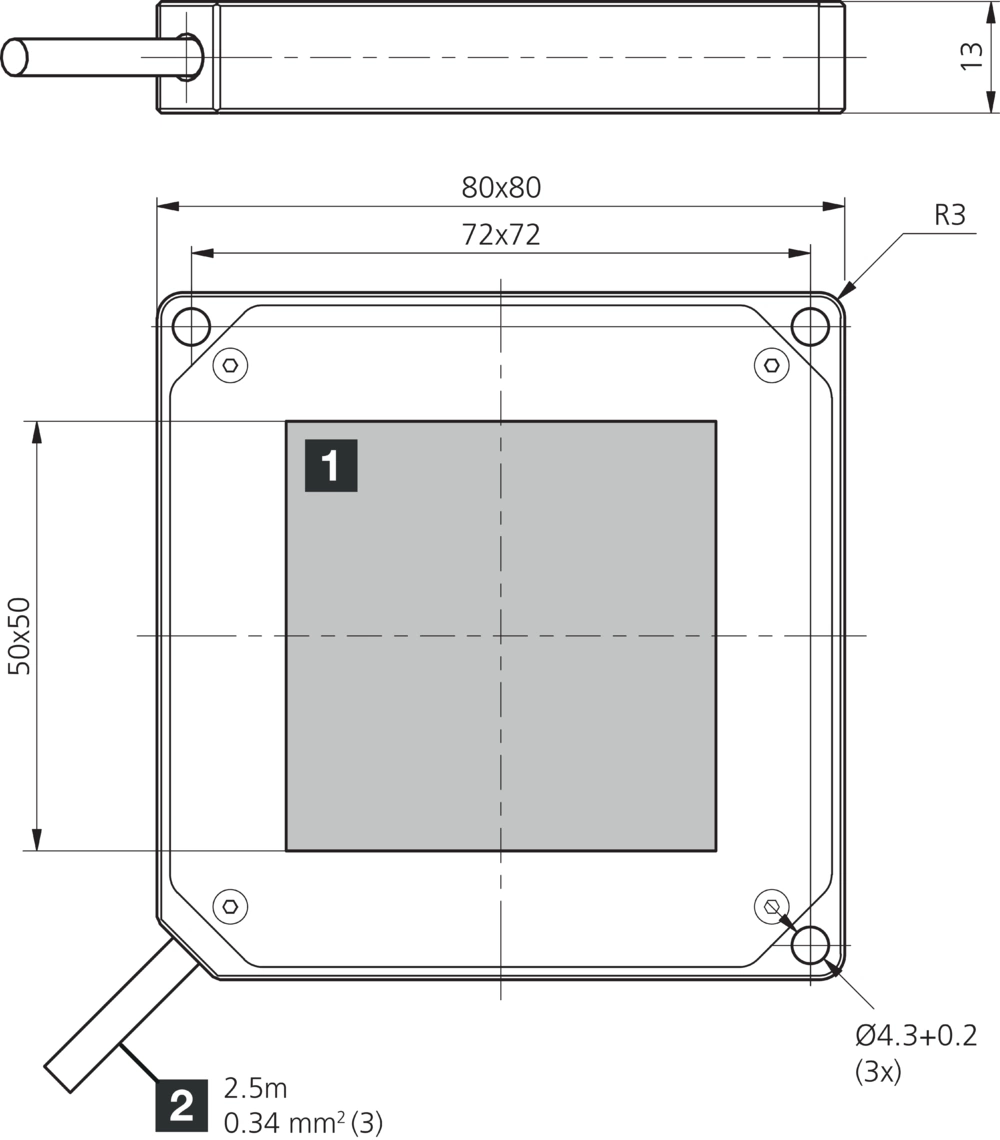BE-F5050-F1-K Maßzeichnung