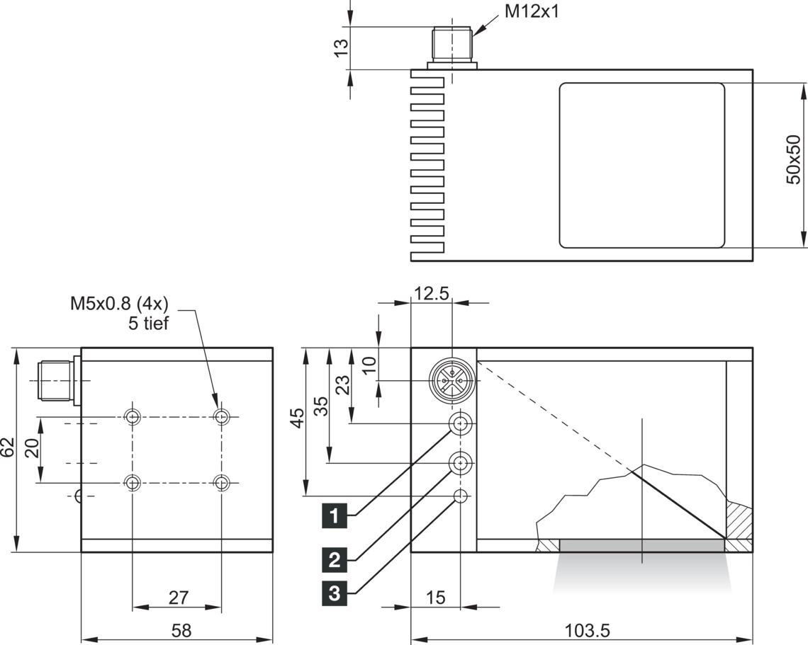BEK-K5050-G3TI-IBS Maßzeichnung