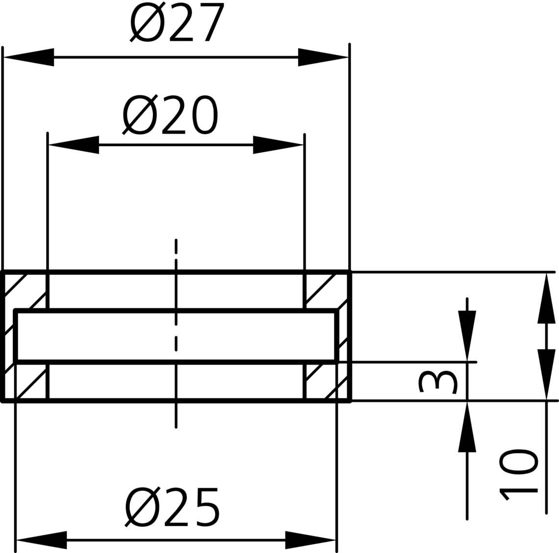 HS-AR-KL-20 Maßzeichnung