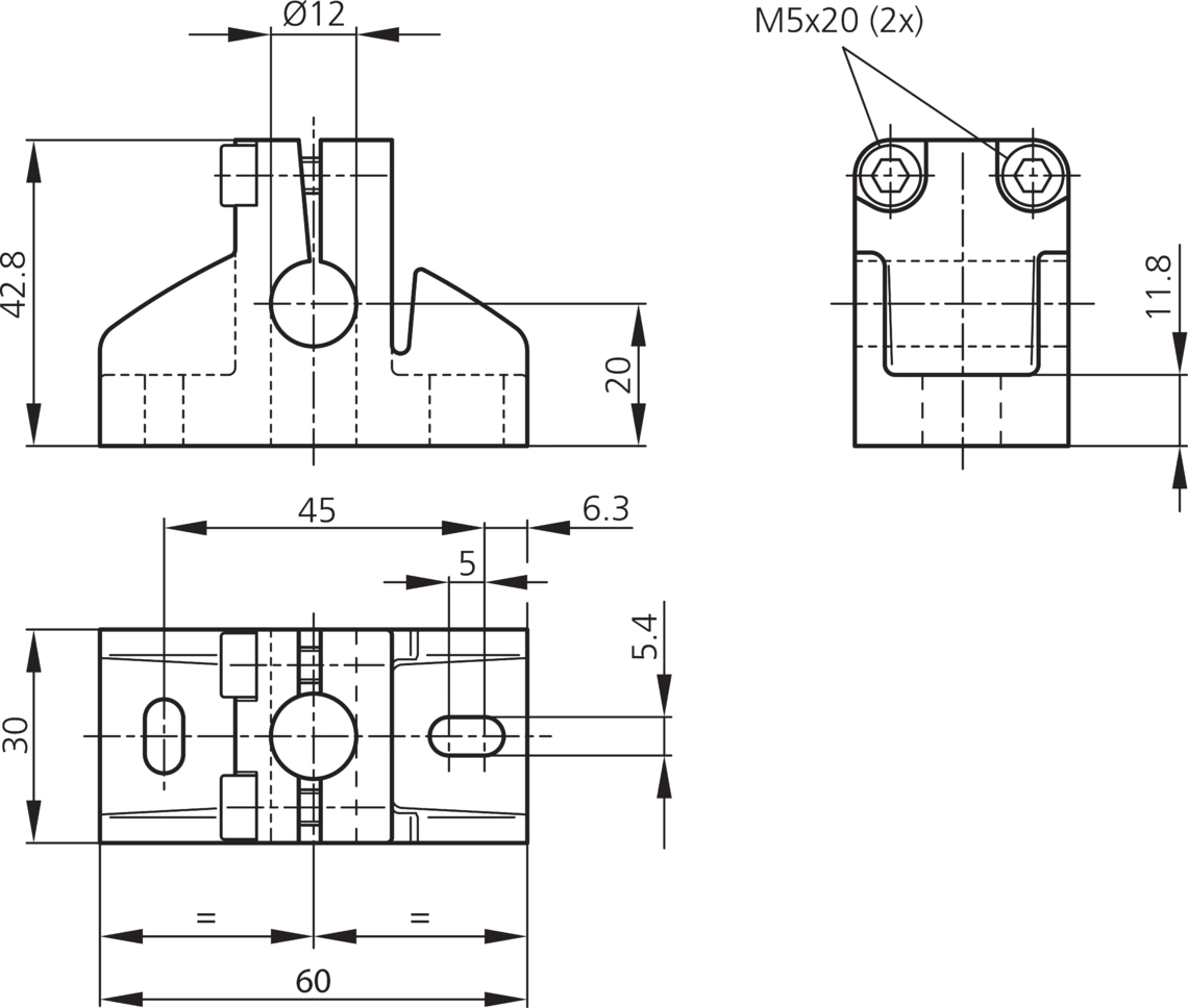 HS-GH-3-12-A Maßzeichnung