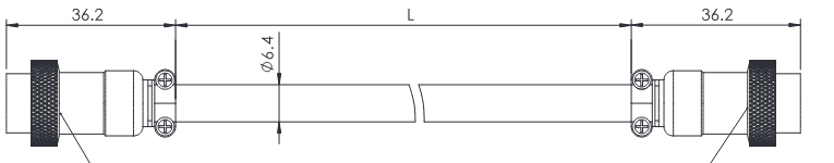 OPT-DGYX1M-6P-S-6A Maßzeichnung (OPT-Katalog)