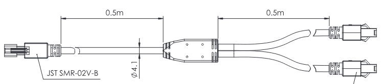 OPT-EX1M-2P-2B Maßzeichnung (OPT-Katalog)