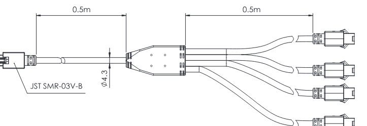 OPT-EX1M-3P-4B Maßzeichnung (OPT-Katalog)