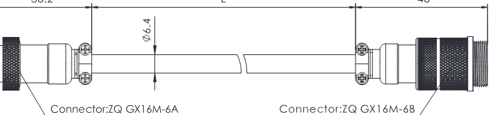OPT-EX3M-6P-S-6A Maßzeichnung (OPT-Katalog)