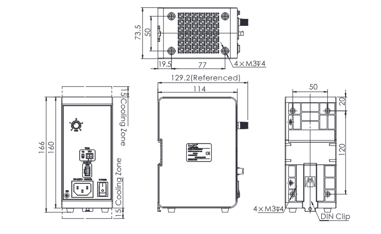 OPT-APA0805F-1 Maßzeichnung (aus dem OPT-Katalog)