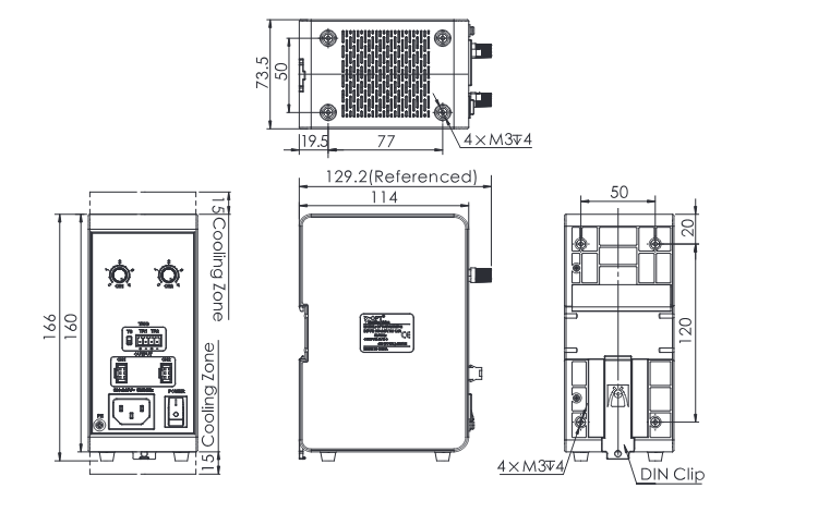 OPT-APA0805F-2 Maßzeichnung (aus dem OPT-Katalog)