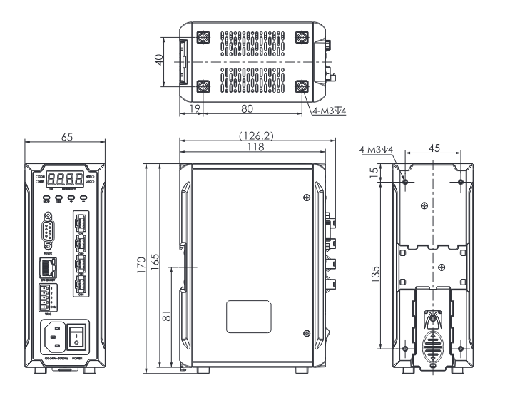 OPT-DPA2012EB-4 Maßzeichnung (aus dem OPT-Katalog)