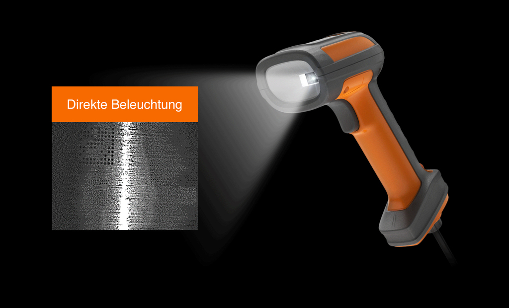 Hikrobot Handscanner IDH7000B mit direkter Beleuchtung für hohen Kontrast bei Barcodes und DataMatrix-Codes