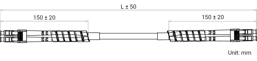 HikRobot MV-AC10G-2LC-2LC-ST-10m Abmessung