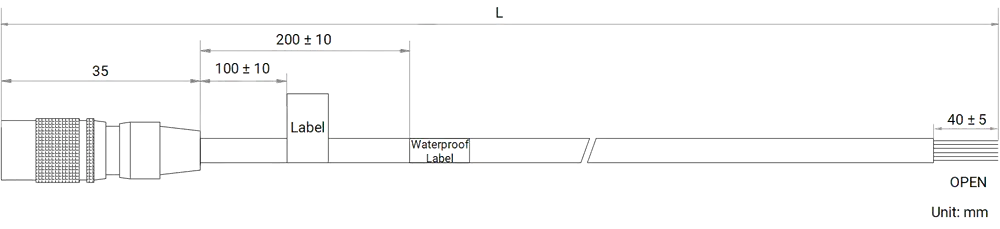 HikRobot MV-ACP-H12p-open-HF-7m Abmessung