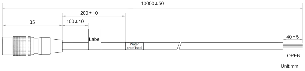 HikRobot MV-ACP-H6p-open-ST-10m Abmessung
