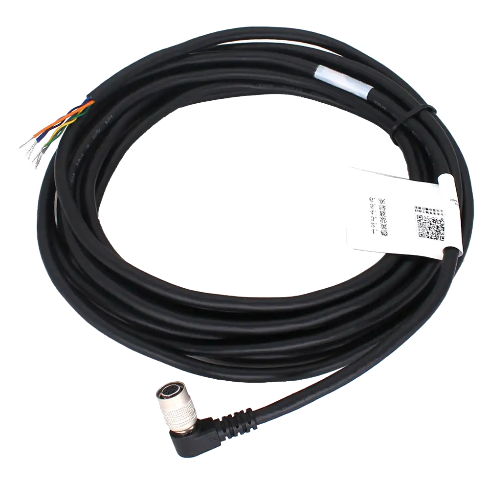 HikRobot Hochflex 6-Pin P7 Strom-/I/O-Kabel (Winkelstecker), 3 m