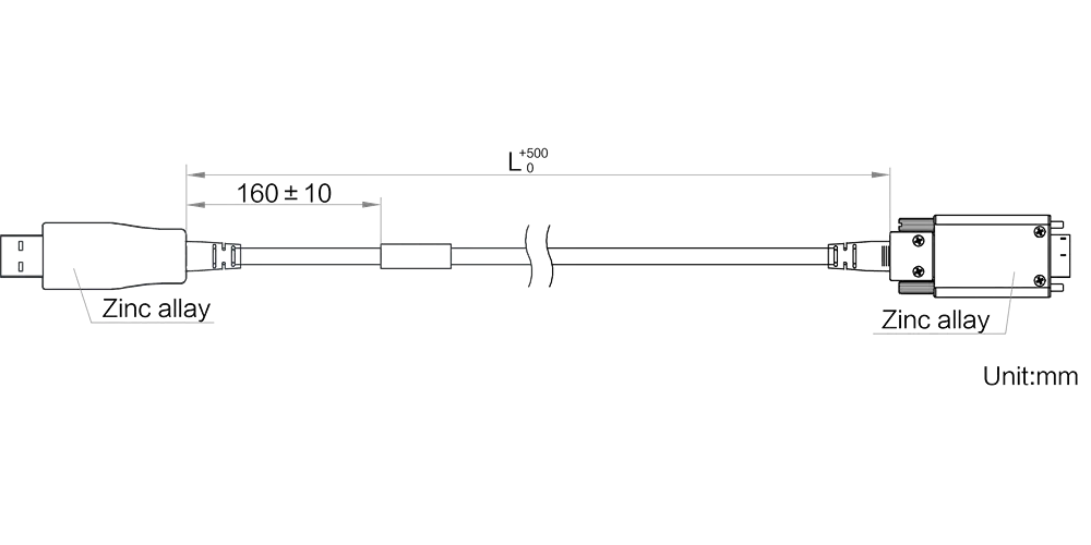 HikRobot MV-ACU3-MBMs-AM-SF-7m Abmessung