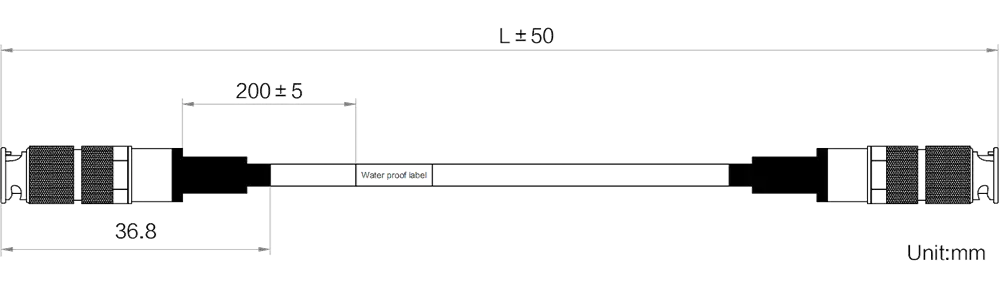 HikRobot MV-ACXP12-HDBNC-HDBNC-HF-3m Abmessung