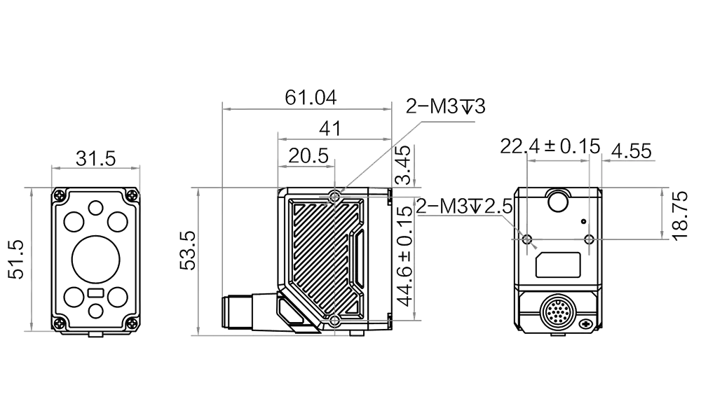 MV-ID2023XM-12L-RBN Maßzeichnung
