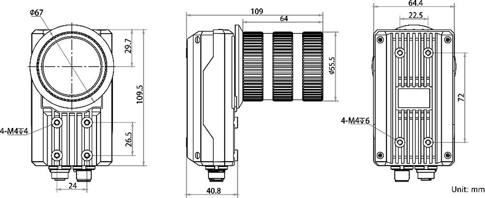 HikRobot MV-ID5200M Abmessung