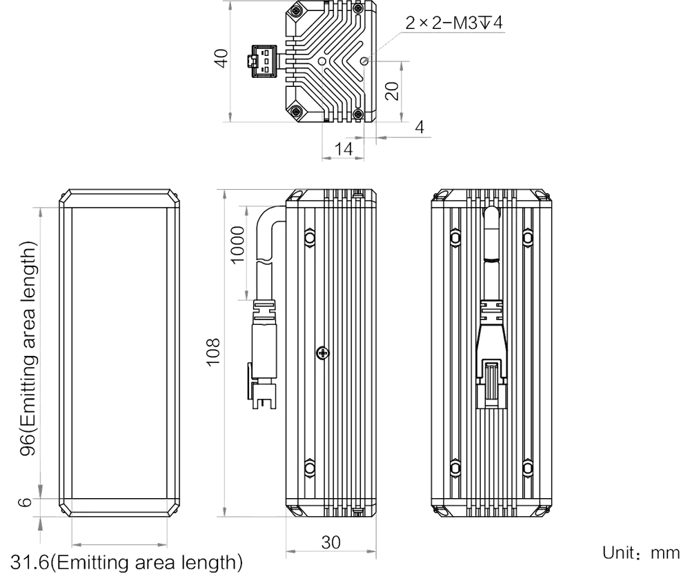 HIKROBOT Stablicht MV-LLDS-H-100-40-B – Bild 2