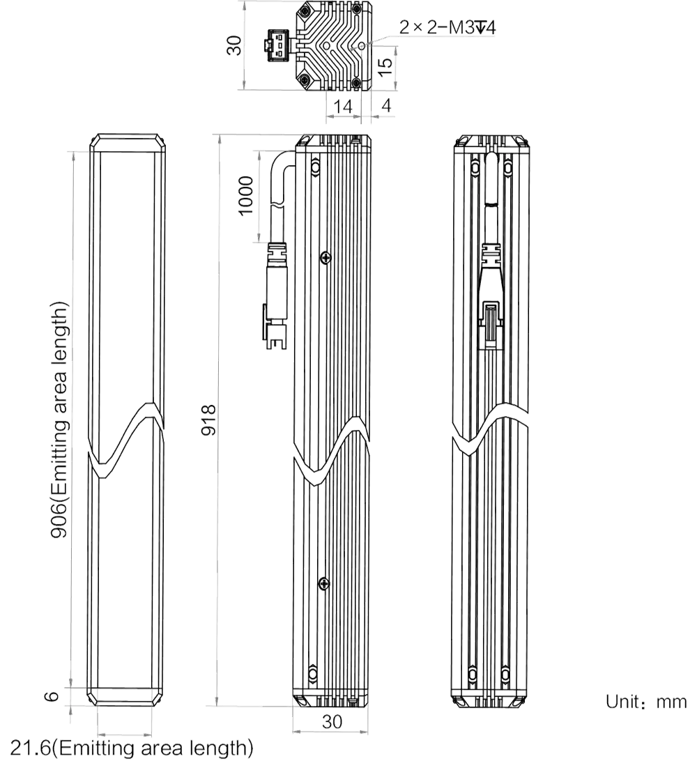 HIKROBOT Stablicht MV-LLDS-H-1000-30-IR850 – Bild 2