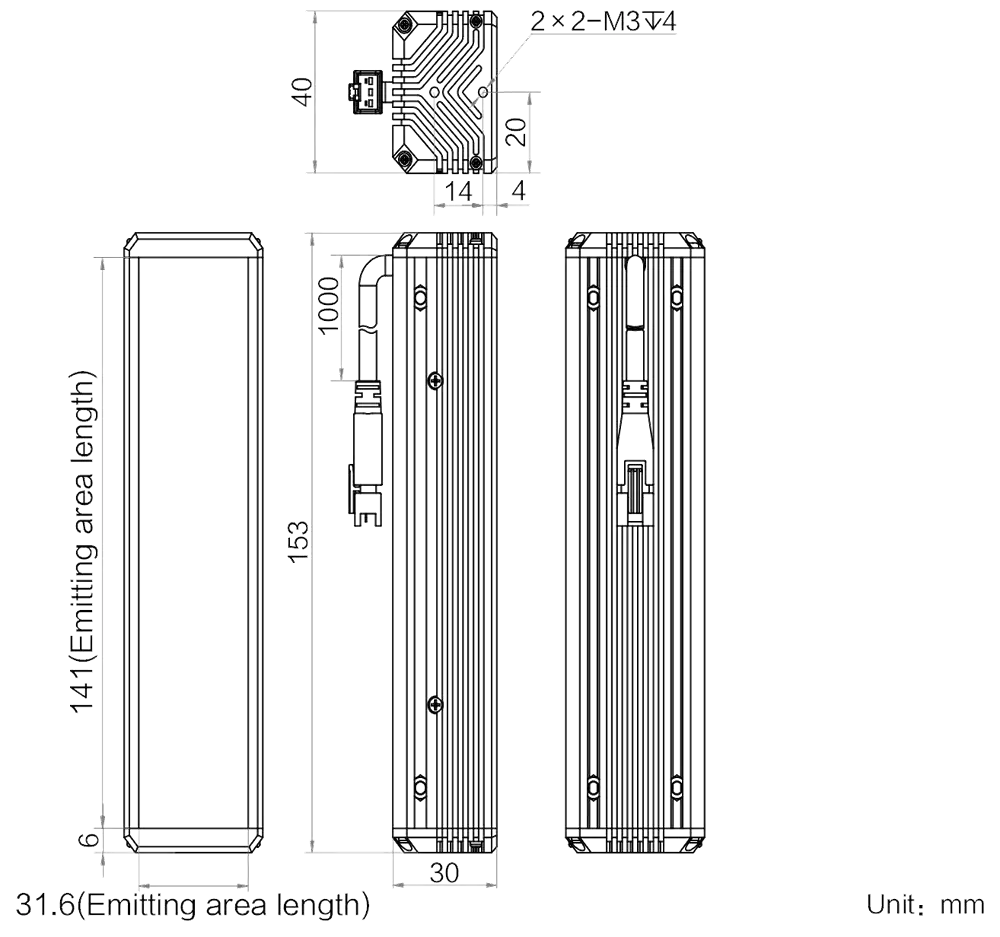 HIKROBOT Stablicht MV-LLDS-H-150-40-IR940 – Bild 2