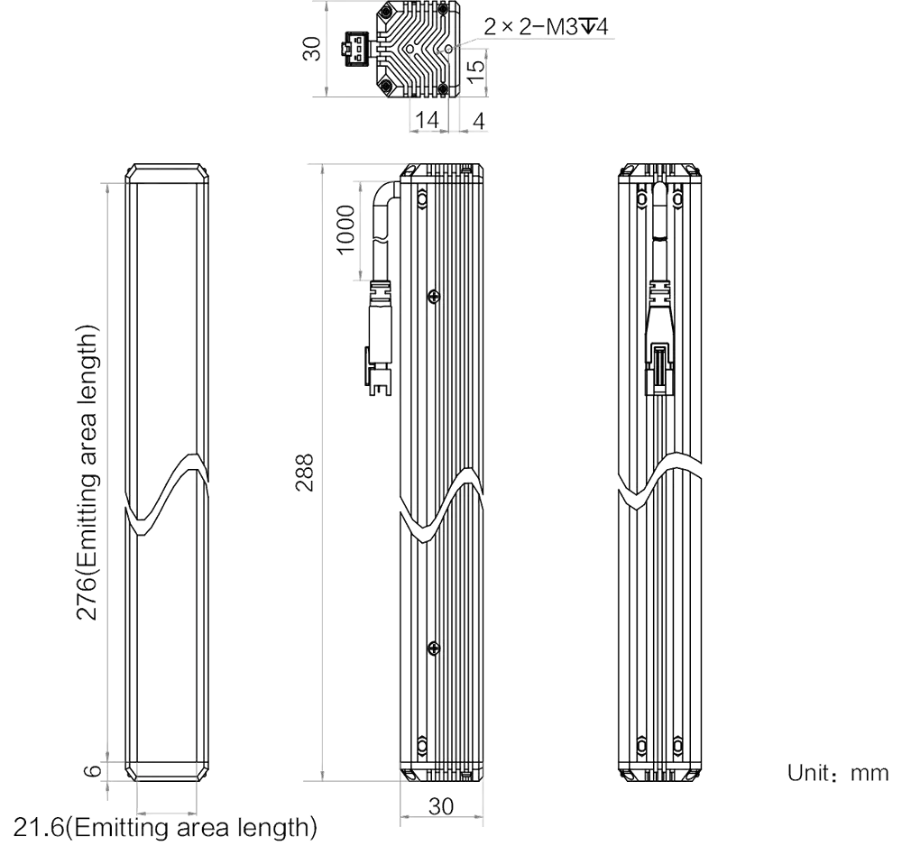 HIKROBOT Stablicht MV-LLDS-H-300-30-IR940 – Bild 2