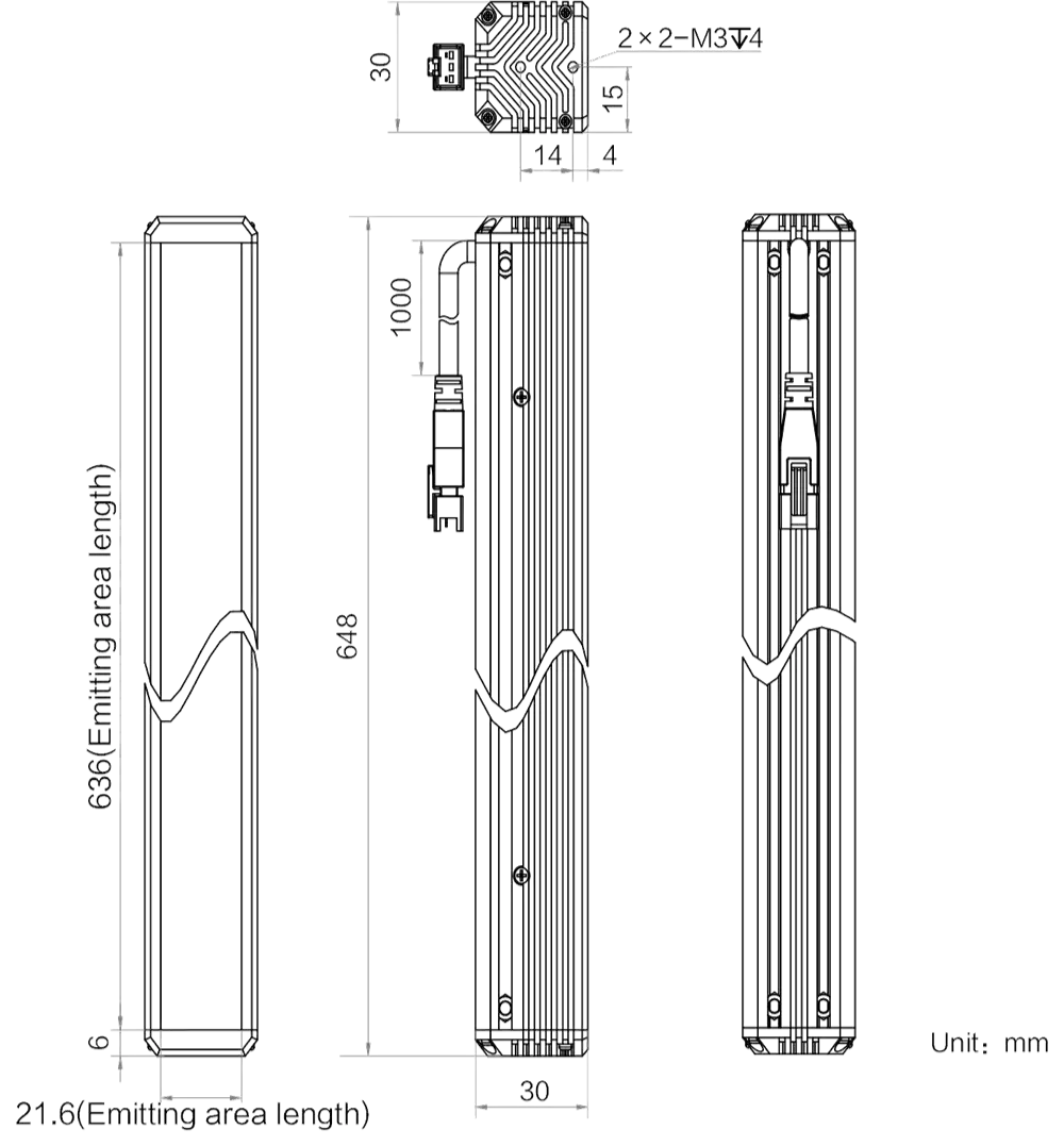 HIKROBOT Stablicht MV-LLDS-H-700-30-W – Bild 2