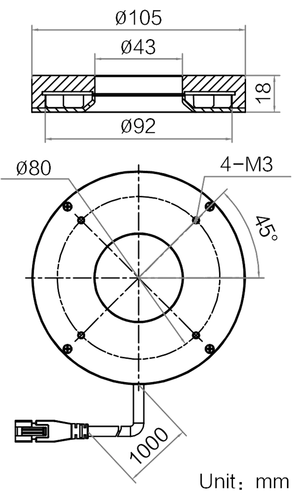 HIKROBOT Ringlicht MV-LRDS-H-105-15-B2 – Bild 2