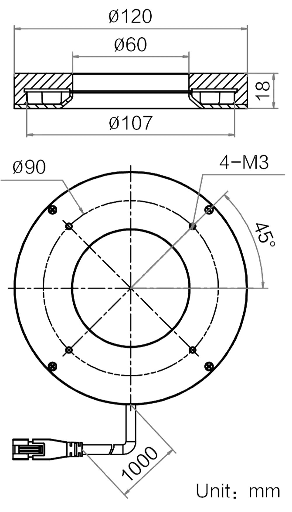 HIKROBOT Ringlicht MV-LRDS-H-120-60-B2 – Bild 2