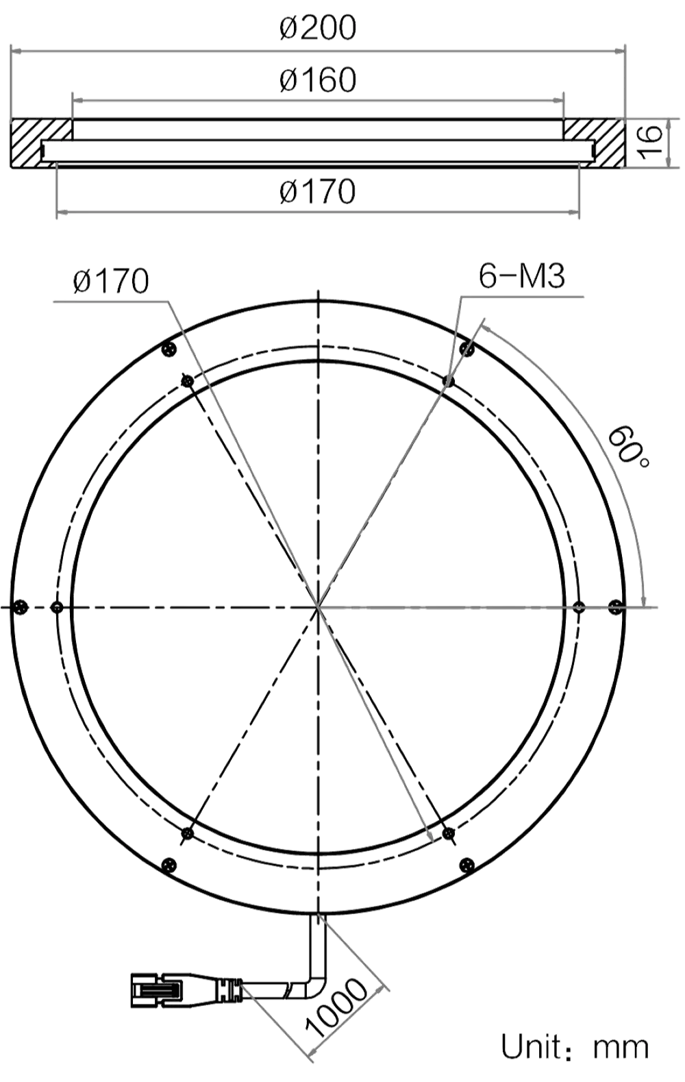 HIKROBOT Ringlicht MV-LRDS-H-200-0-B2 – Bild 2