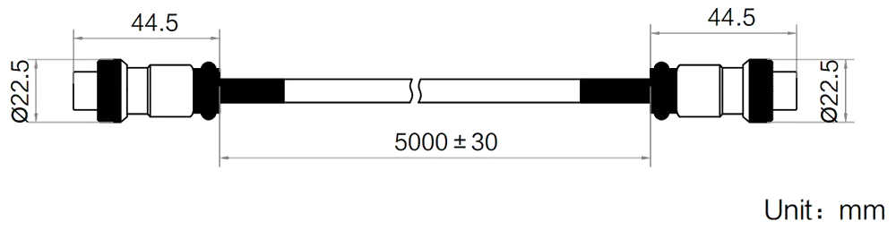 HikRobot Lichtquellen-Verlängerungskabel MV-LW-H-005-1-19M8A – Bild 2