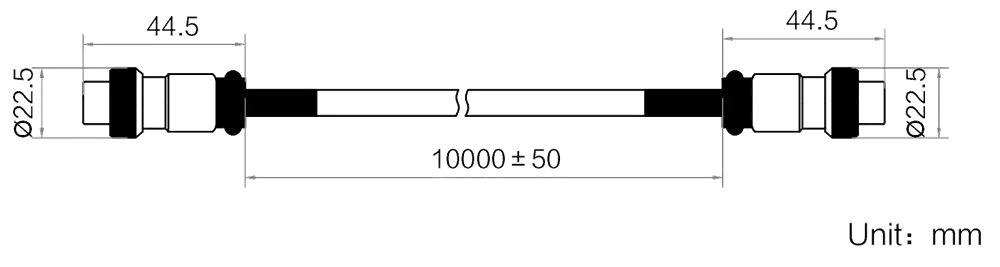 HikRobot Lichtquellen-Verlängerungskabel MV-LW-H-010-1-19M8A – Bild 2
