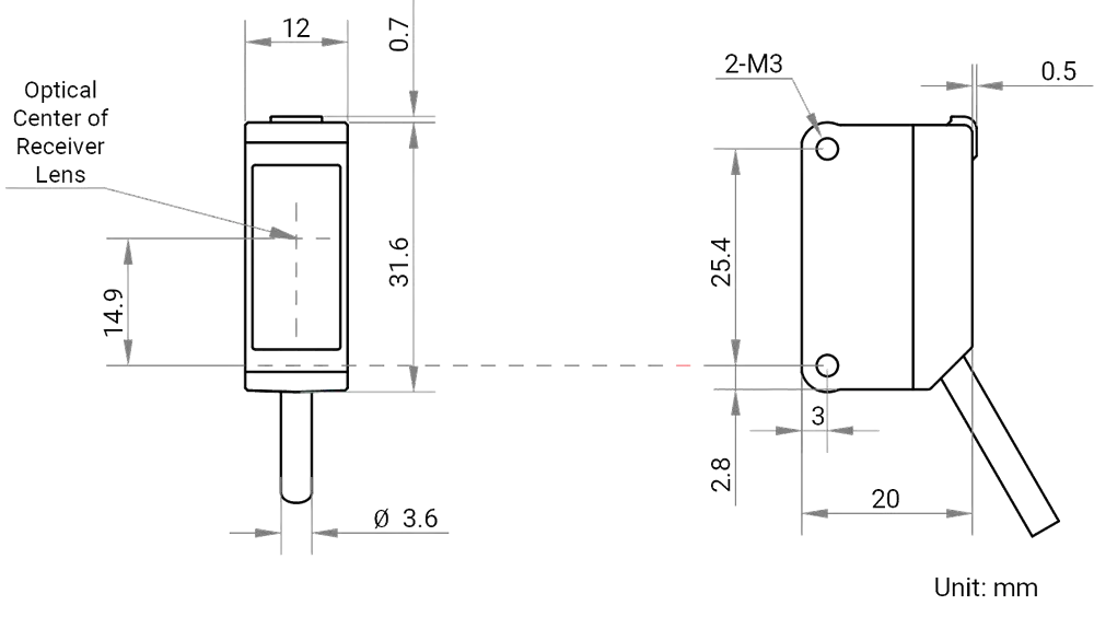 MV-PE5112 Maßzeichnung 2