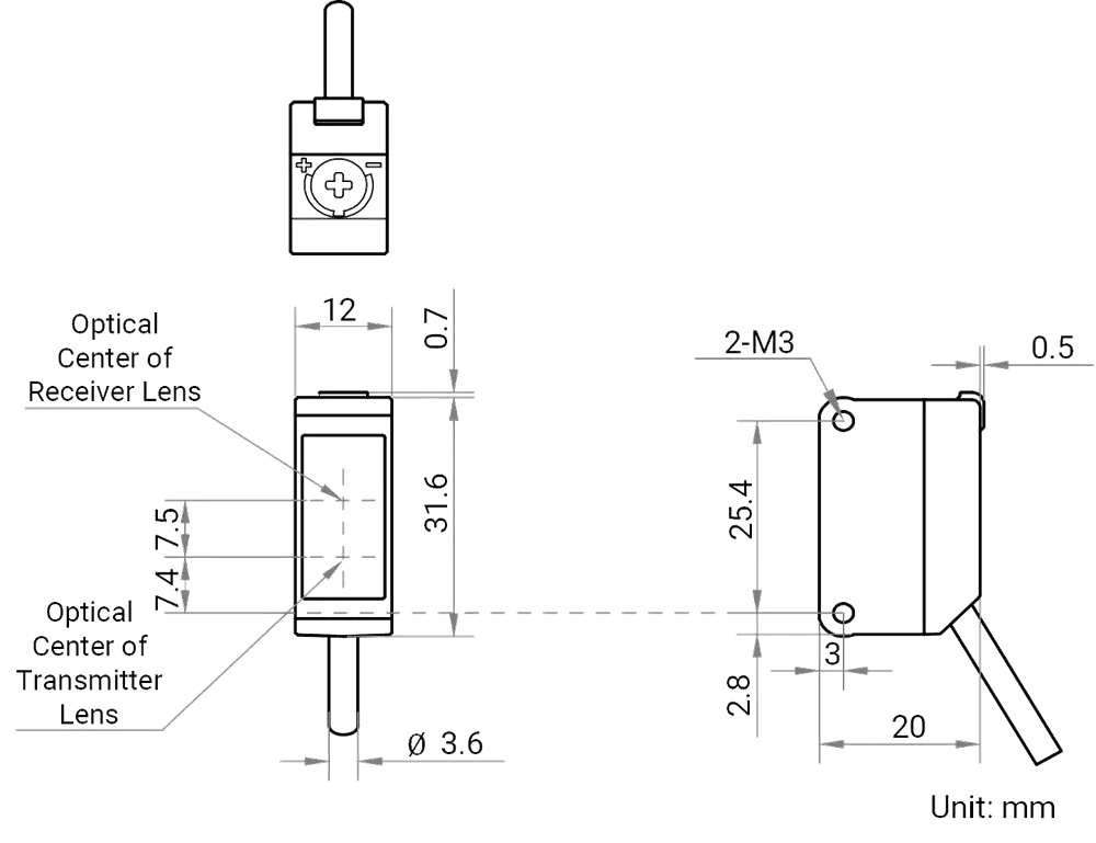 MV-PE5602 Maßzeichnung
