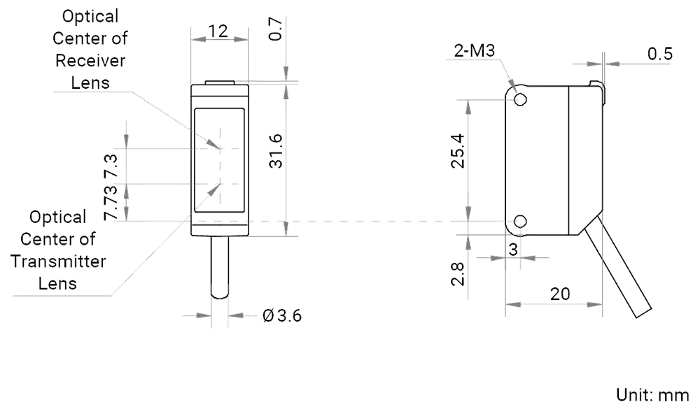 MV-PE5715 Maßzeichnung
