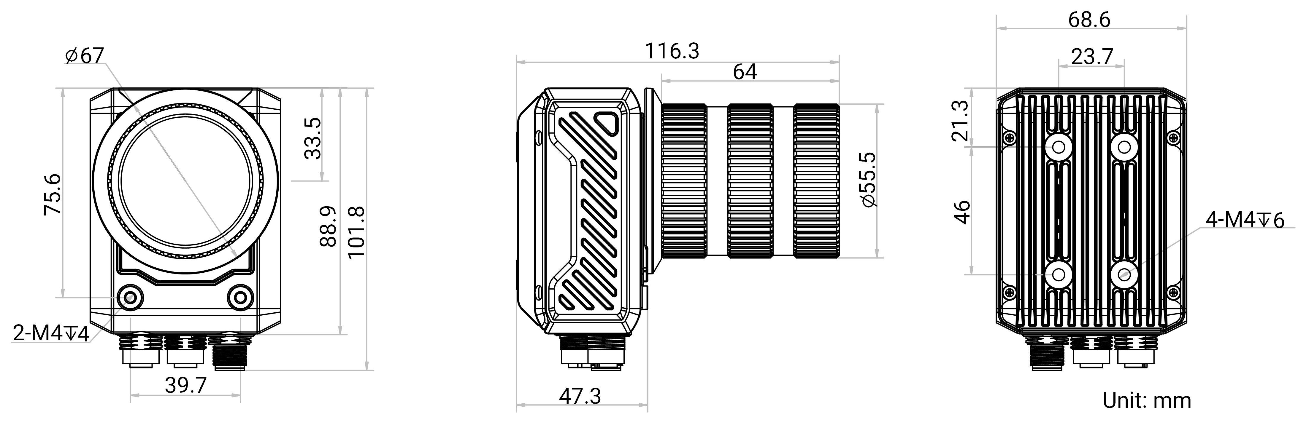 MV-SC6016M-00C-NNNV2 Abmessungen